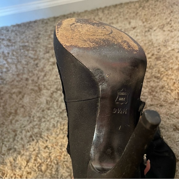 Tory Burch Elegant Black Women's Shoes size 9.5 - Picture 5 of 11